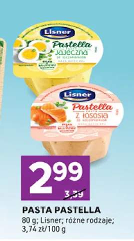 Pasta jajeczna ze szczypiorkiem Pastella Lisner +1 wariant