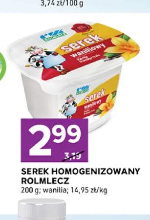 Serek homogenizowany waniliowy Rolmlecz
