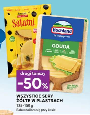 Ser gouda w plastrach Hochland +2 warianty