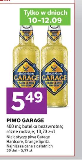 Piwo Garage Hard Lemon