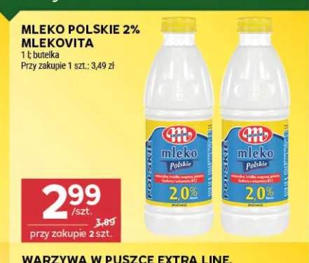 Mleko polskie Mlekovita 2%