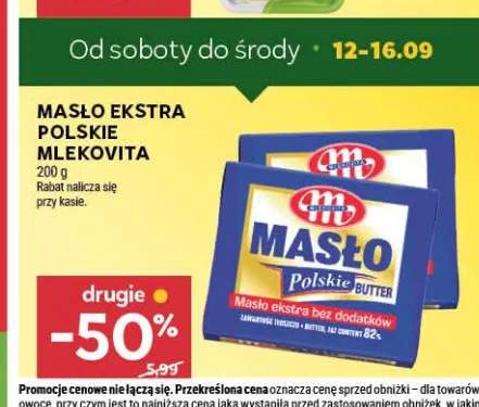 Masło ekstra polskie Mlekovita
