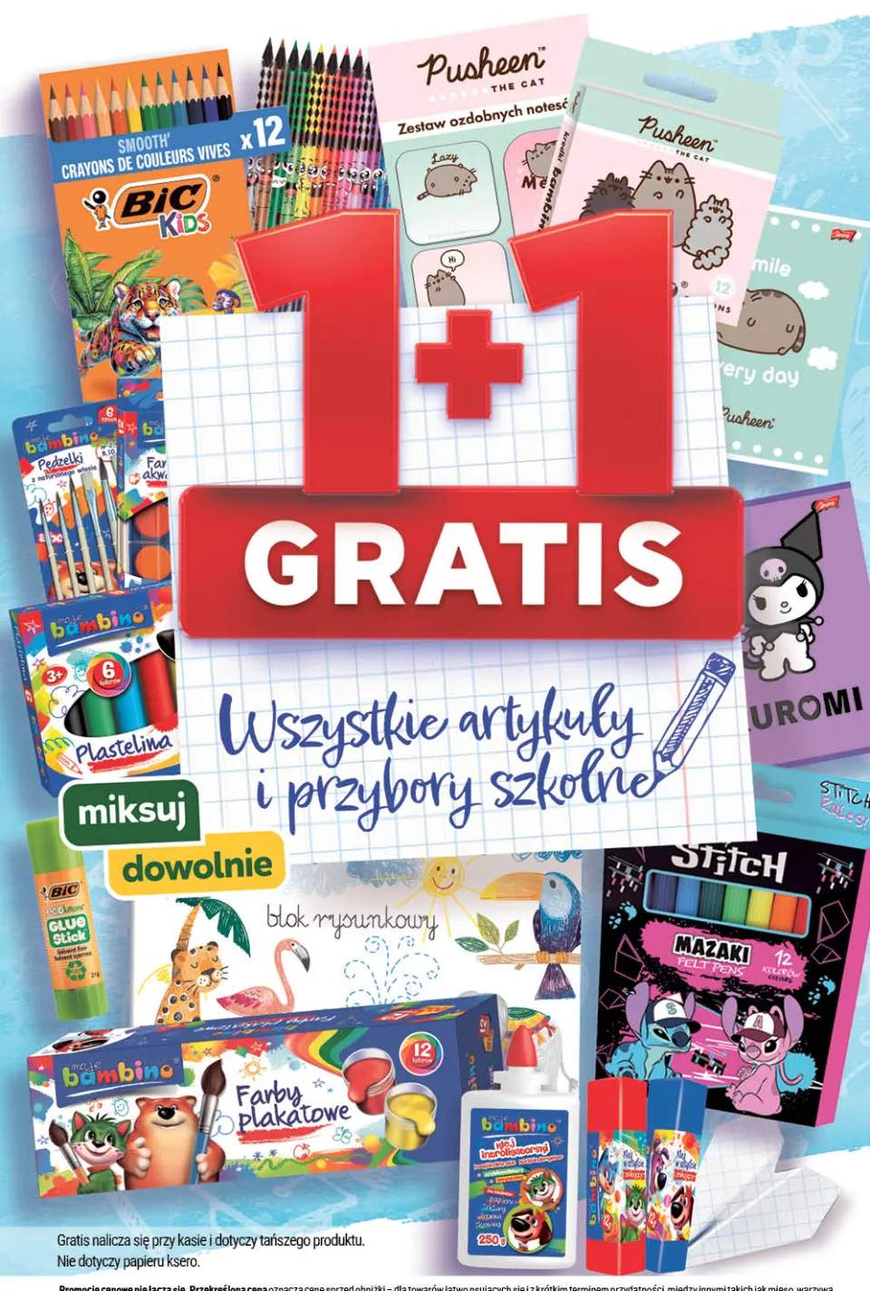 Artykuły i przybory szkolne +13 wariantów
