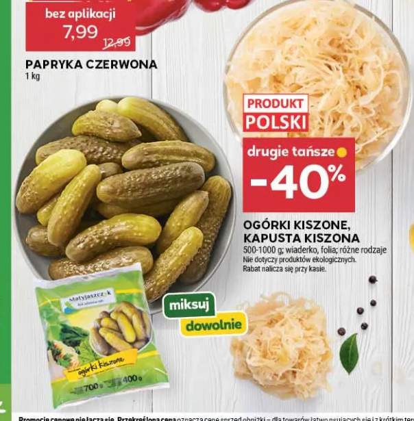 Ogórki kiszone +1 wariant