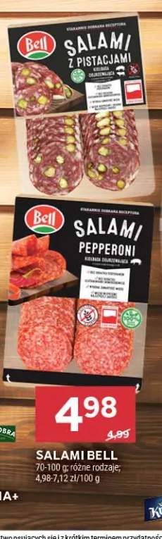 Salami z pistacjami Bell +1 wariant