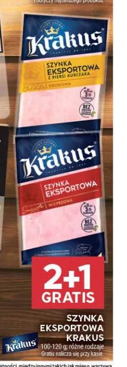 Szynka eksportowa z piersi kurczaka Krakus +1 wariant