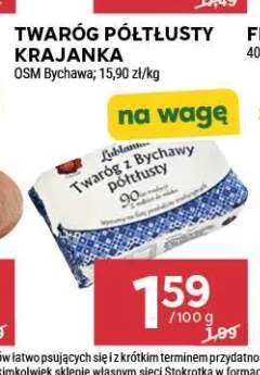 Twaróg półtłusty krajanka OSM Bychawa