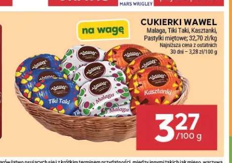 Cukierki Malaga Wawel +3 warianty