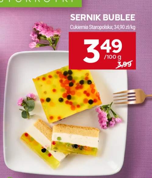 Sernik Bublee Cukiernia Staropolska