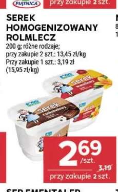 Serek homogenizowany Rolmlecz waniliowy +2 warianty
