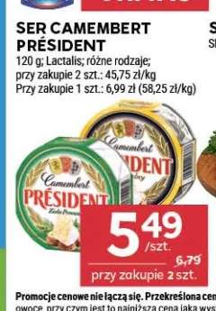 Ser Camembert Président naturalny +1 wariant