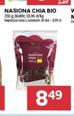 Nasiona chia bio BioLife