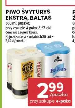 Piwo Švyturys Ekstra +1 wariant