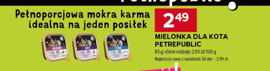 Mielonka dla kota wołowina PetRepublic +2 warianty