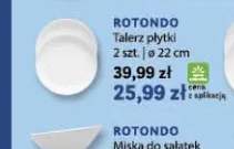 Talerz płytki Rotondo 2-pak ø22 cm Lubiana