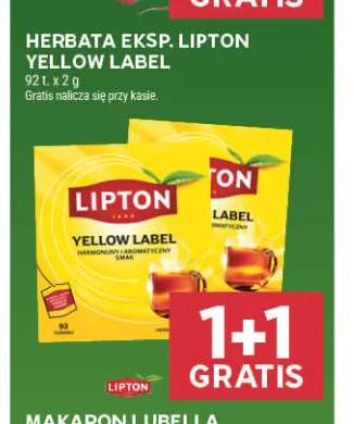 Herbata ekspresowa Lipton Yellow Label