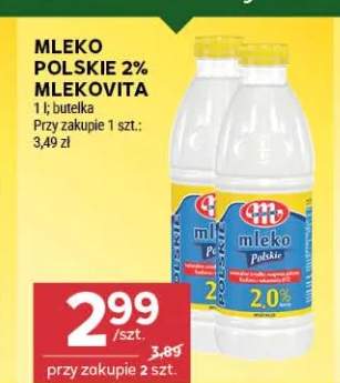 Mleko Polskie Mlekovita 2%