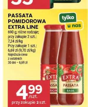 Passata pomidorowa basil Extra Line +1 wariant