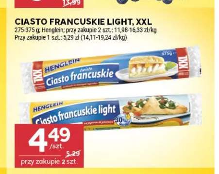 Ciasto francuskie XXL Henglein