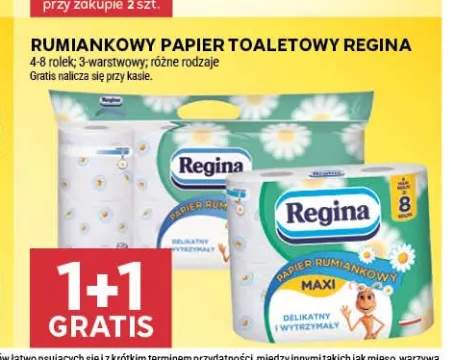Papier toaletowy rumiankowy 3-warstwowy Regina 8-pak