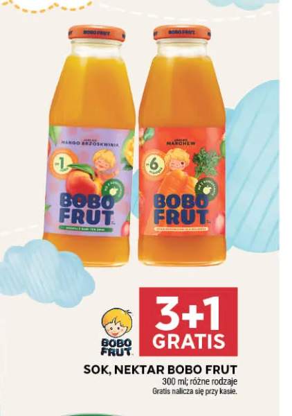 Sok Bobo Frut mango brzoskwinia +1 wariant