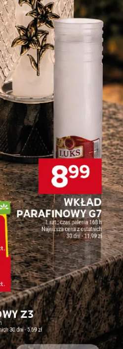 Wkład parafinowy G7 Luks