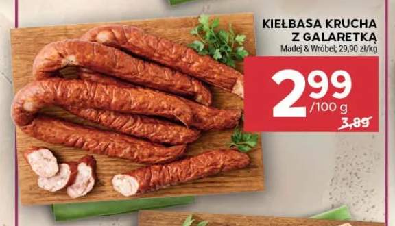 Kiełbasa krucha z galaretką Madej & Wróbel