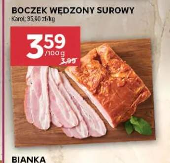 Boczek wędzony surowy Karol