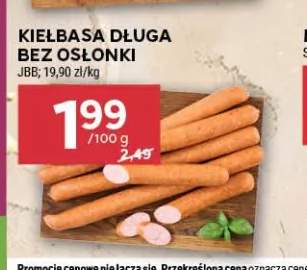 Kiełbasa długa bez osłonki JBB