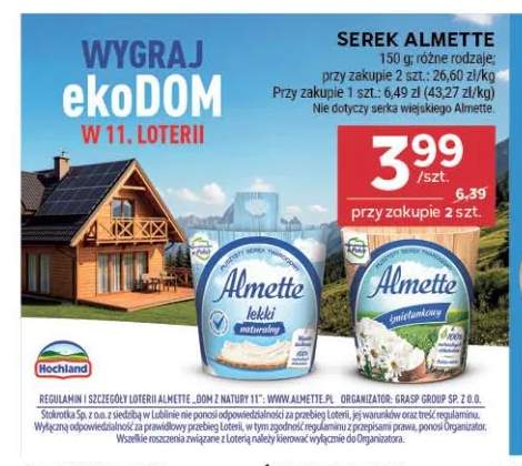Serek Almette lekki naturalny +1 wariant