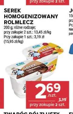 Serek homogenizowany Rolmlecz truskawkowy +2 warianty