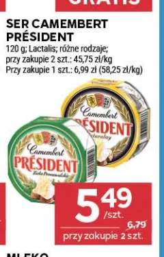 Ser camembert z ziołami prowansalskimi Président +1 wariant