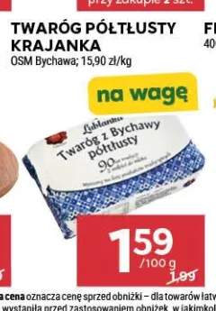 Twaróg półtłusty krajanka OSM Bychawa