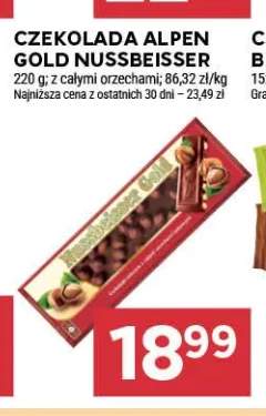 Czekolada z całymi orzechami Alpen Gold Nussbeisser