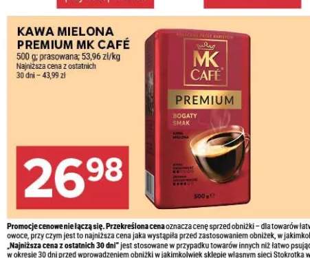 Kawa mielona Premium prasowana MK Café