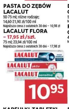 Pasta do zębów Lacalut +1 wariant