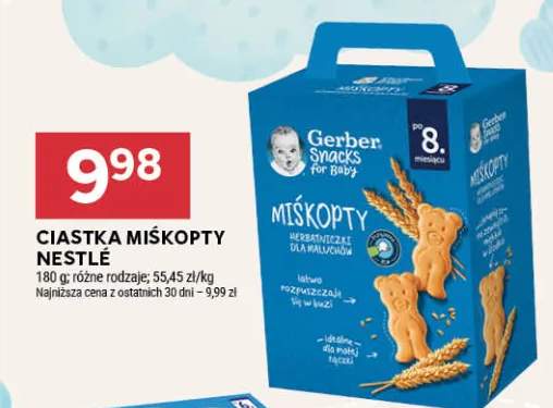Ciastka Miśkopty Gerber