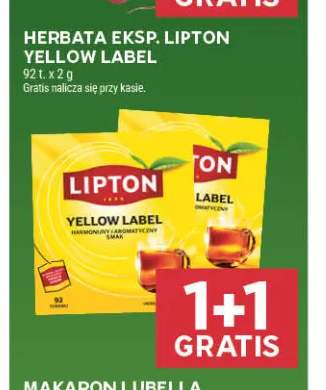Herbata ekspresowa Lipton Yellow Label
