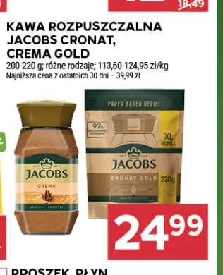 Kawa rozpuszczalna Jacobs Crema +1 wariant