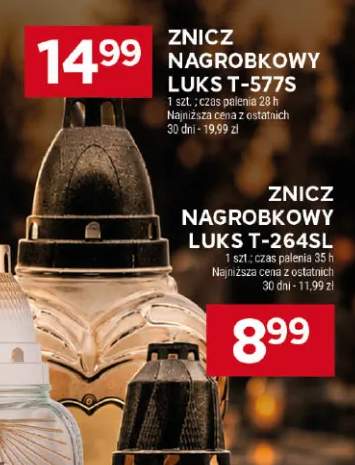 Znicz nagrobkowy Luks T-577S