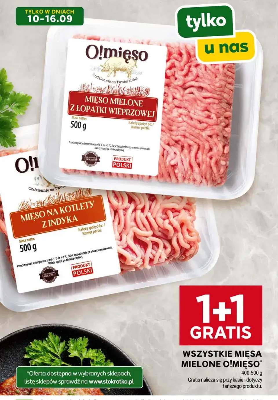 Mięso na kotlety z indyka O!Mięso +2 warianty