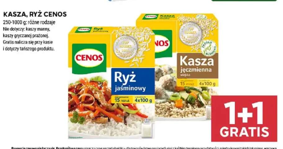 Kasza jęczmienna wiejska Cenos +1 wariant