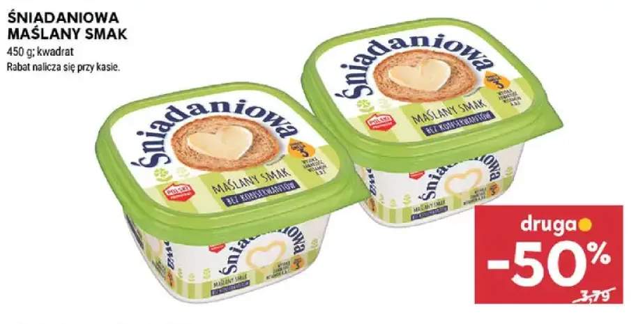 Margaryna Śniadaniowa maślany smak