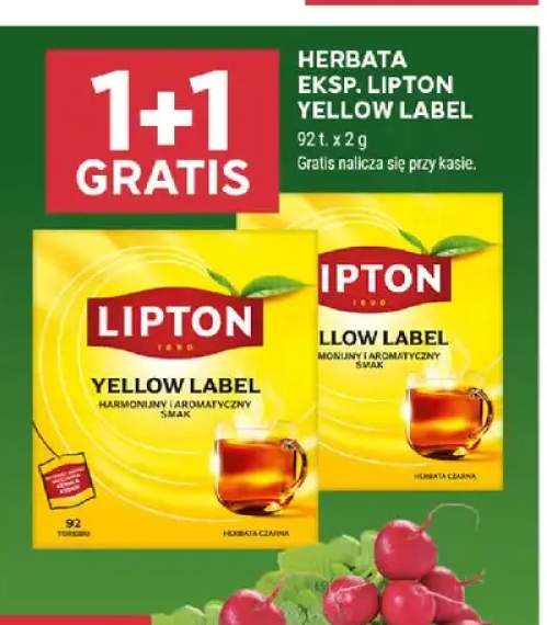 Herbata ekspresowa Lipton Yellow Label