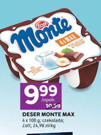 Deser Monte Max czekolada 4-pak Zott