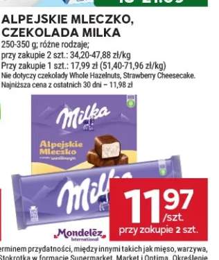 Alpejskie Mleczko Milka +1 wariant