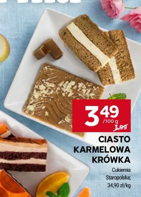 Ciasto Karmelowa Krówka Cukiernia Staropolska