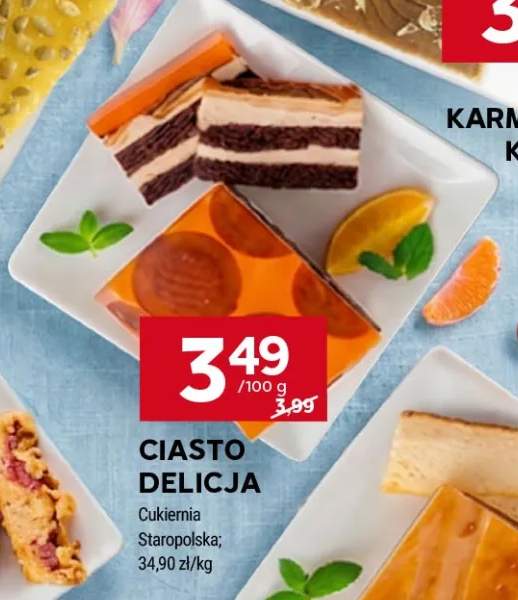Ciasto Delicja Cukiernia Staropolska
