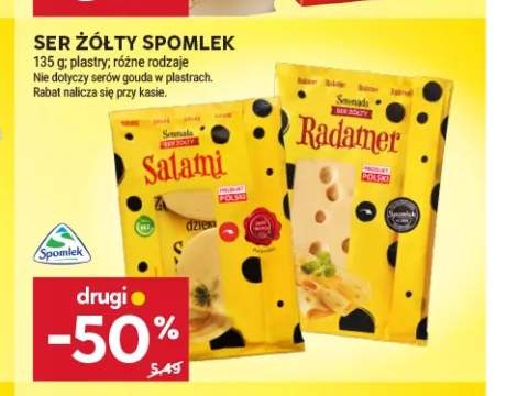 Ser żółty w plastrach Radamer Spomlek +1 wariant