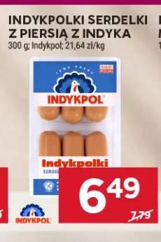Indykpolki serdelki z piersią z indyka Indykpol